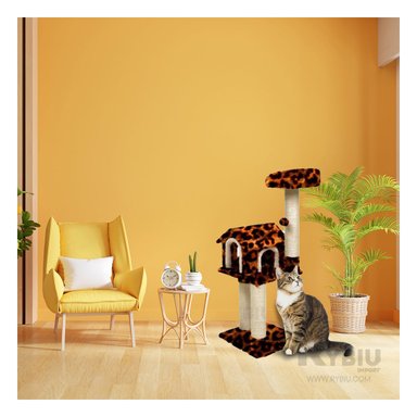 GIMNASIO GATOS MA31125 GATUNO VERSATIL ANIMAL PRINT + PAPEL REGALO RYBIU