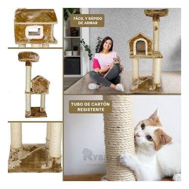 CENTRO ACTIVIDAD GATOS MA31130 RESISTENTE MOSTAZA + REGALO LIGAS PEINAR RYBIU