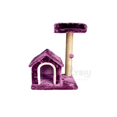 GIMNASIO GATOS MA31120 CON DOBLE ALTURA LILA + PAPEL REGALO RYBIU