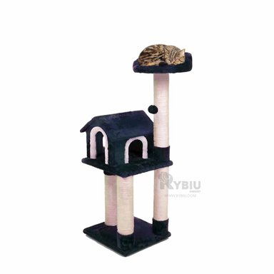 CENTRO ACTIVIDAD GATOS MA31126 3 PISOS CAT AZUL + PAPEL REGALO RYBIU