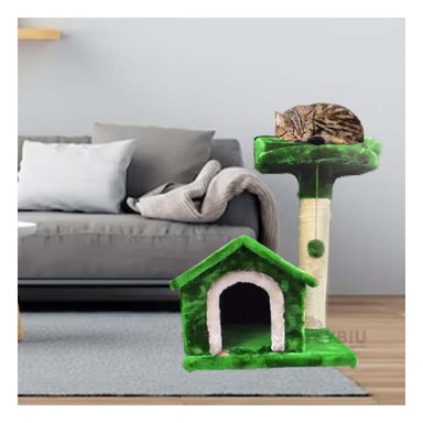 GIMNASIO GATOS MA31124 GATUNOS MODERNO Y UTIL VERDE + GIFT MINIAGENDA RYBIU