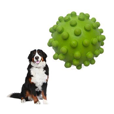 JUGUETE CAUCHO PERROS MA31154 PRACTICO MASCOTA VERDE + REGALO STICKERS RYBIU