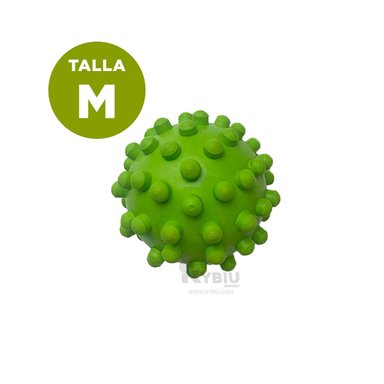 PELOTA CAUCHO PERROS MA31160 RESISTENTE MASCOTA VERDE + REGALO AGENDITA RYBIU