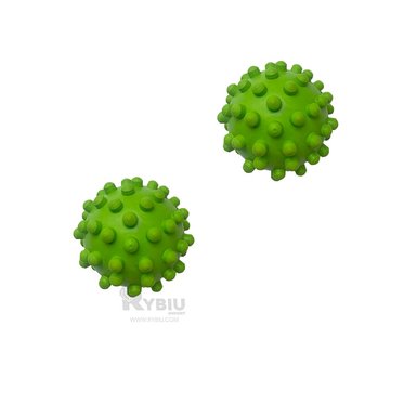 PELOTA CAUCHO PERRO MA31160 MASTICABLE VERDE + ENVOLTORIO REGALO RYBIU