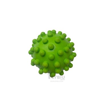 PELOTA CAUCHO PERROS MA31160 JUGAR CON MASCOTA VERDE + REGALO STICKERS RYBIU