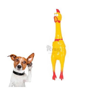 JUGUETE PERROS MA31167 SEGURO AMARILLO TALLA M + PAPEL REGALO RYBIU