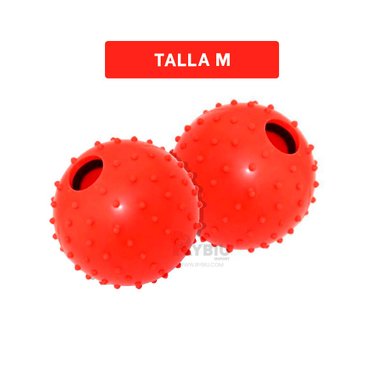 PELOTITA CAUCHO PERROS MA31158 MASCOTA ROJO + LIGAS REGALO RYBIU