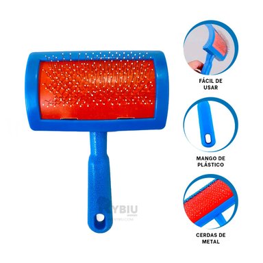 PEINETA RYBIU MA31220 DIDACTICA MASCOTAS AZUL + BANDERITAS ADHESIVAS