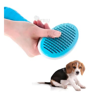 PEINE RYBIU MA31212 SUAVE Y FACIL USO CELESTE + PAPEL REGALO