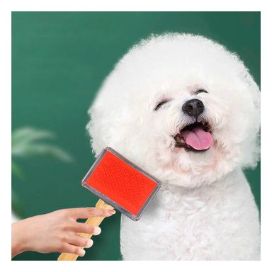 PEINE RYBIU MA31218 COMPAÑERO FIEL EN ROJO TALLA S + PAPEL REGALO