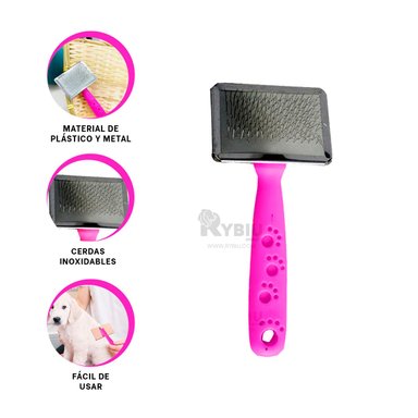 CEPILLO RYBIU MA31229 TRANSPORTABLE FUCSIA EN TALLA S + STICKERS