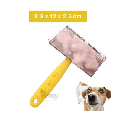 PEINETA RYBIU MA31224 MULTIUSOS EN AMARILLO M + REGALO LIGAS PEINAR