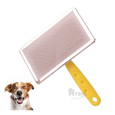 PEINE RYBIU MA31224 MASCOTAS AMARILLO EN TALLA M + PAPEL REGALO
