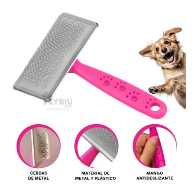 PEINE RYBIU MA31226 ANIMALES FUCSIA TALLA M + POST-IT ADHESIVOS