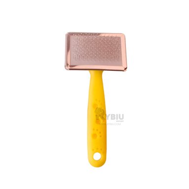 CEPILLO RYBIU MA31227 FELINOS EN S AMARILLO + ENVOLTORIO REGALO - 3