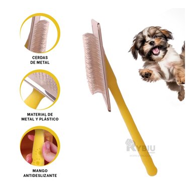 PEINETA RYBIU MA31224 FUNCIONAL EN AMARILLO TALLA M + POST-IT ADHESIVOS