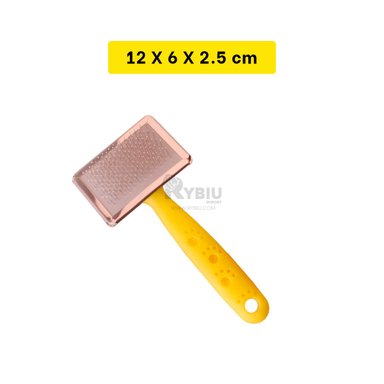 CEPILLO RYBIU MA31227 IDEAL MASCOTAS EN TALLA S AMARILLO + AGENDITA