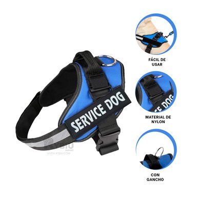 CORREA PERROS MA30978 RYBIU FACIL RETIRAR TALLA XL AZUL + GIFT STICKERS