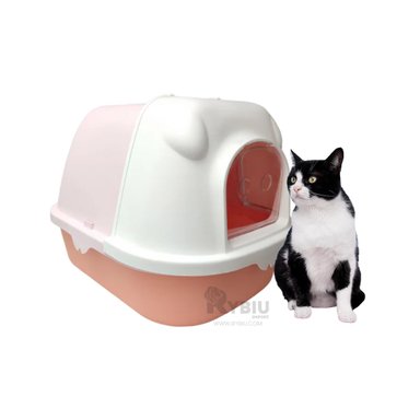ARENERO GATOS RYBIU MA30040 CAJA CERRADO ROSADO NARANJA + REGALO STICKERS