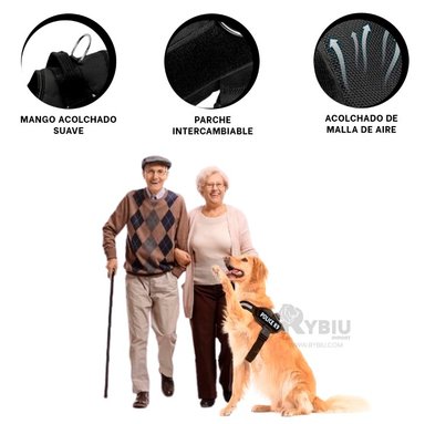 PECHERA PERROS MA30980 RYBIU TALLA XL EN NEGRO + POST-IT ADHESIVOS