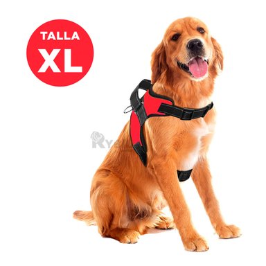 ARNÉS PERROS MA30983 RYBIU CANINO ROJO XL + REGALO LIGAS PEINAR