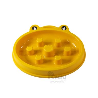 PLATO PERRO MA31298 RYBIU DESESTRESANTE RANITA PET AMARILLO + PAPEL REGALO