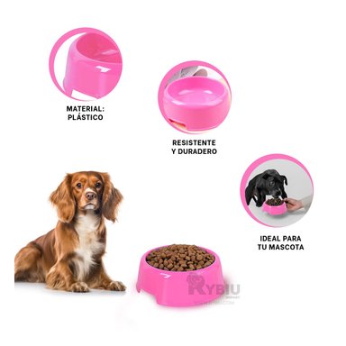 PLATILLO PERRO MA31322 RYBIU VERSATIL M ROSADO + POST-IT ADHESIVOS