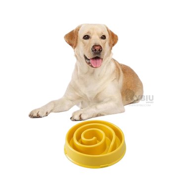 PLATILLO PERRO RYBIU CANINOS DOBLE AMARILLO + POST-IT ADHESIVOS