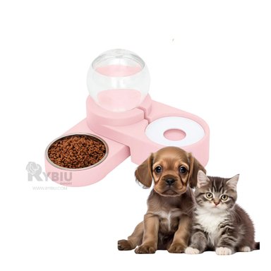 COMEDERO PRACTICO PARA PERRO DE COLOR ROSADO Y+AGENDITA - 4