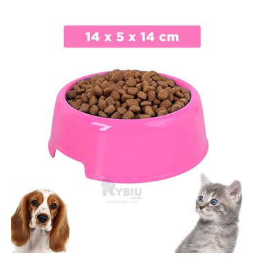 COMEDERO PERRO Y GATO MA31322 RYBIU FUNCIONAL FELINO ROSADO + REGALO AGENDITA