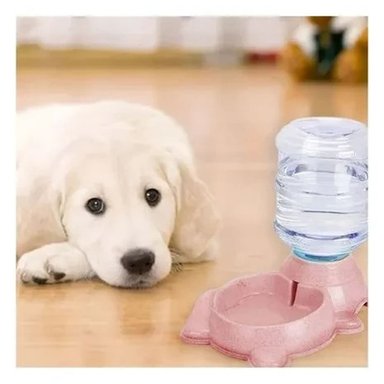 RECIPIENTE DOBLE CON BIDON ROSADO, PRACTICO Y RESISTENTE Y+REGALO STICKER - 2