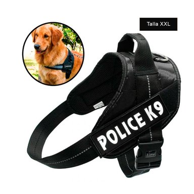 ARNÉS PERROS MA30987 RYBIU LABRADOR EN NEGRO XXL + ENVOLTORIO REGALO