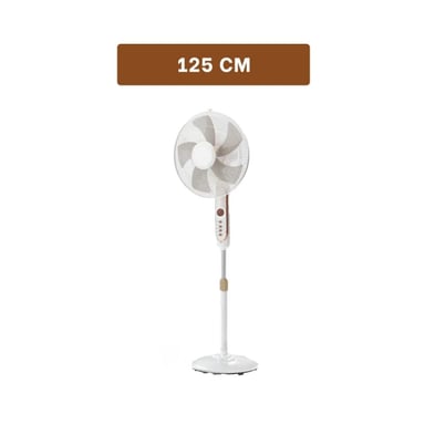 REFRESCADOR ELECTRICO 16PULG BLANCO POTENTE SILENCIOSO PARA SALA Y+PAPEL REGALO - 4