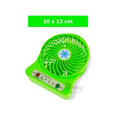 VENTILADOR PORTATIL RYBIU TE29393 SOPLADOR COMPACTO FUNCIONAL VERDE + GIFT MINIAGENDA - 5