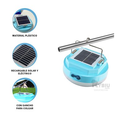 LAMPARITA RYBIU TE29437 CELESTE UTIL +REGALO LIGAS PEINAR