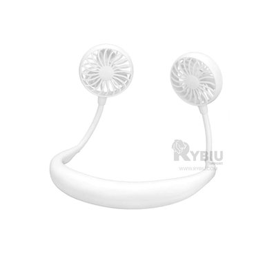 VENTILADOR PORTATIL RYBIU TE29504 VENTILACION LIVIANO CUELLO BLANCO + REGALO AGENDITA