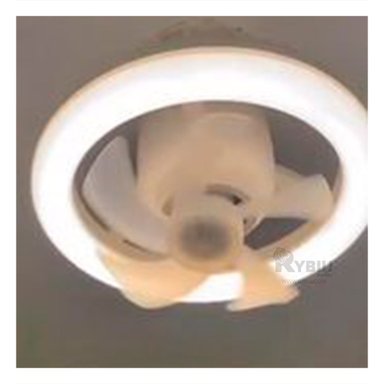 VENTILADOR DE TECHO RYBIU HOME DAA RESISTENTE COLOR BLANCO + GIFT MINIAGENDA