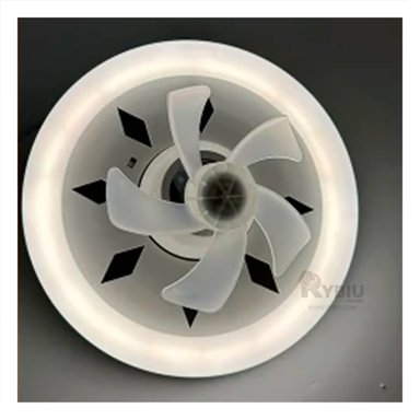 FOCO VENTILADOR DE TECHO RYBIU HOME DAA 2 X 1 BLANCO + REGALO STICKERS