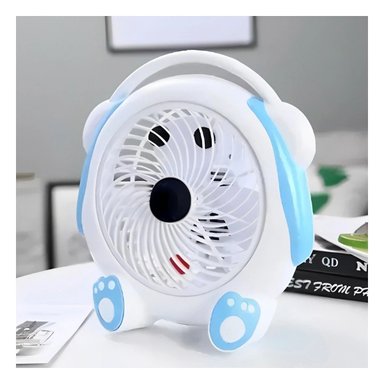 MINI VENTILADOR DE MESA PORTATIL RYBIU TE29789 ENFRIADOR MULTICOLOR + LIGAS REGALO - 2