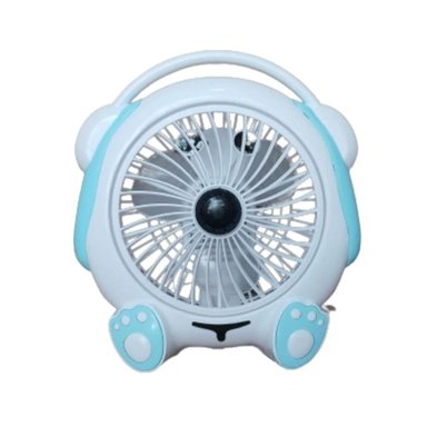 MINI VENTILADOR DE MESA PORTATIL RYBIU TE29789 ENFRIADOR MULTICOLOR + LIGAS REGALO - 3
