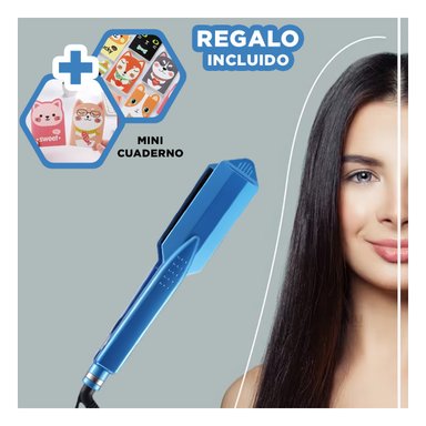 PLANCHA RYBIU ROZIA VERSATIL FACIL USO AZUL + ENVOLTORIO REGALO