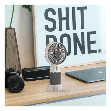 VENTILADOR RYBIU TE29784 REFRESCADOR ESCRITORIO COLOR BLANCO + REGALO STICKERS