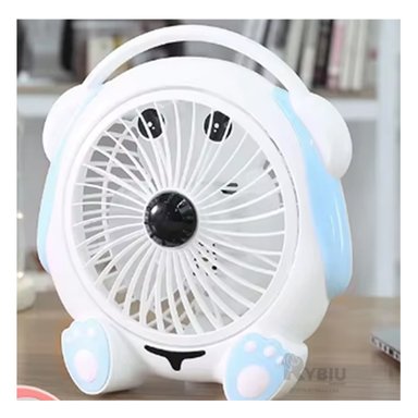 VENTILADOR DE MESA RYBIU TE29789 NIÑOS COLOR MULTICOLOR + REGALO STICKERS