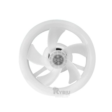 FOCO VENTILADOR DE TECHO RYBIU HOME DAA DURADERO COLOR BLANCO + PAPEL REGALO - 2
