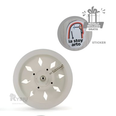 VENTILADOR DE TECHO RYBIU HOME DAA LAMPARA + REGALO LIGAS PEINAR - 2