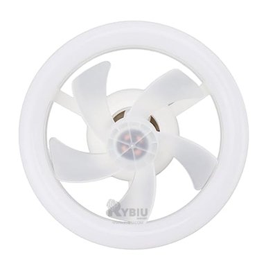 VENTILADOR DE TECHO RYBIU HOME DAA LAMPARA + REGALO LIGAS PEINAR - 3