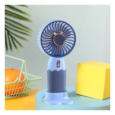 VENTILADOR RYBIU TE29786 FACIL TRANSPORTAR COLOR AZUL + REGALO AGENDITA