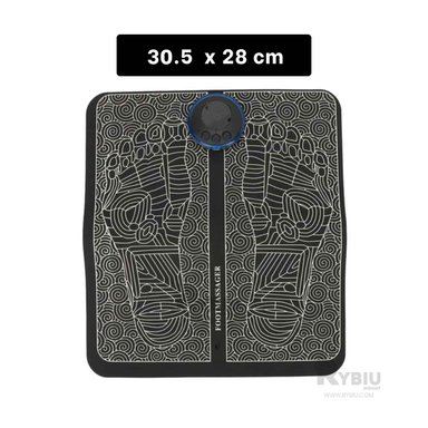 MASAJEADOR RYBIU PIES TE30248 ESTIMULADOR RESISTENTE NEGRO + REGALO LIGAS PEINAR