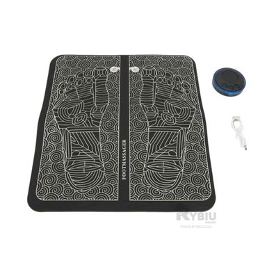 MASAJEADOR RYBIU PIES TE30248 ESTIMULADOR MASEAJEADOR MODERNO NEGRO + BANDERITAS ADHESIVAS