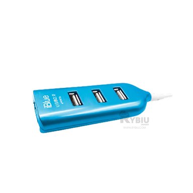 ADAPTADOR 4 PUERTOS RYBIU RESISTENTE EN TURQUEZA + REGALO LIGAS PARA PEINAR - 4